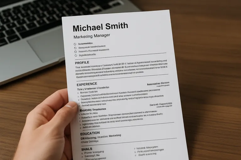 CV engels voorbeeld, fouten en checklist