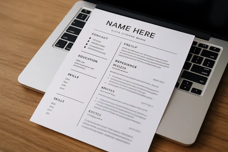 CV sjablonen en templates (gratis en in word)