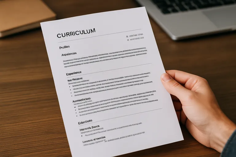 CV voorbeeld: hoe ziet een goed CV eruit