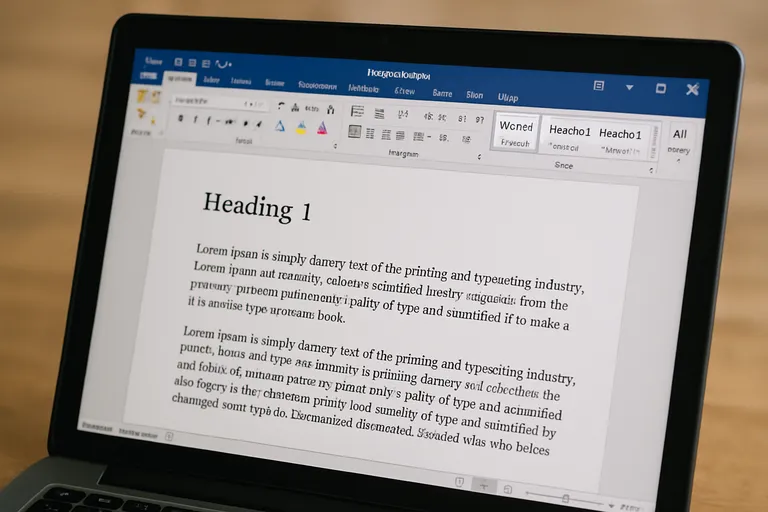 Duurzaam werken met stijlen, sjablonen en thema-lettertypen