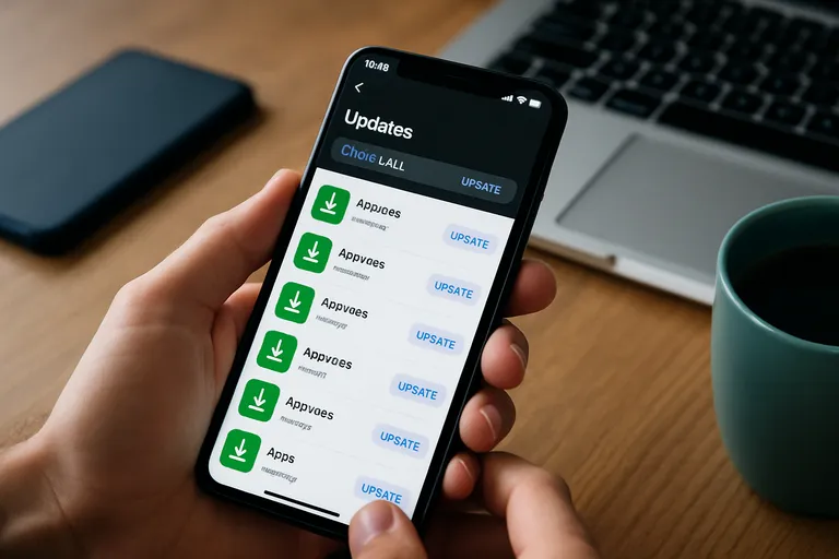 Houd je telefoon snel, veilig en zuinig door je APPS regelmatig bij te werken