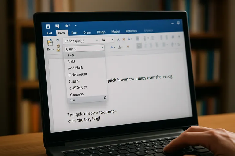 Je favoriete lettertype als standaard in Microsoft word voor snelle, consistente documenten