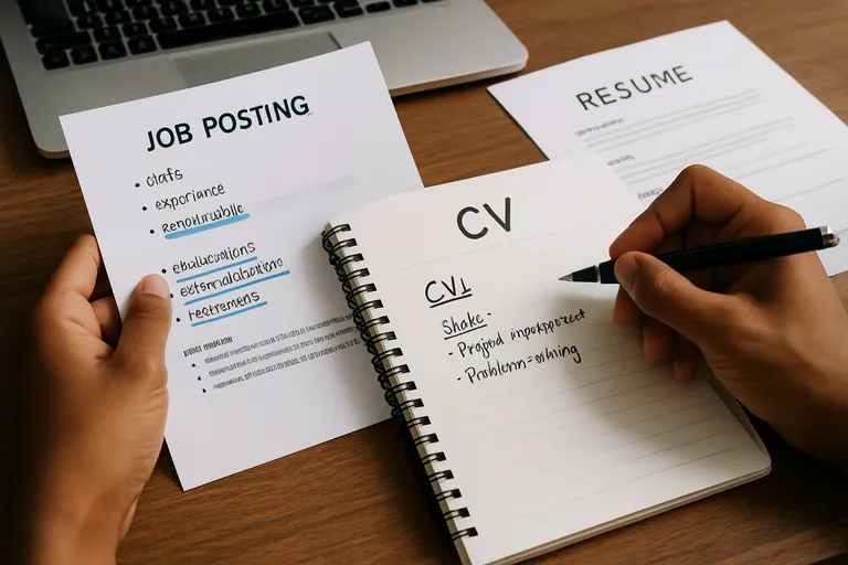 Moderne CV maken: stap voor stap