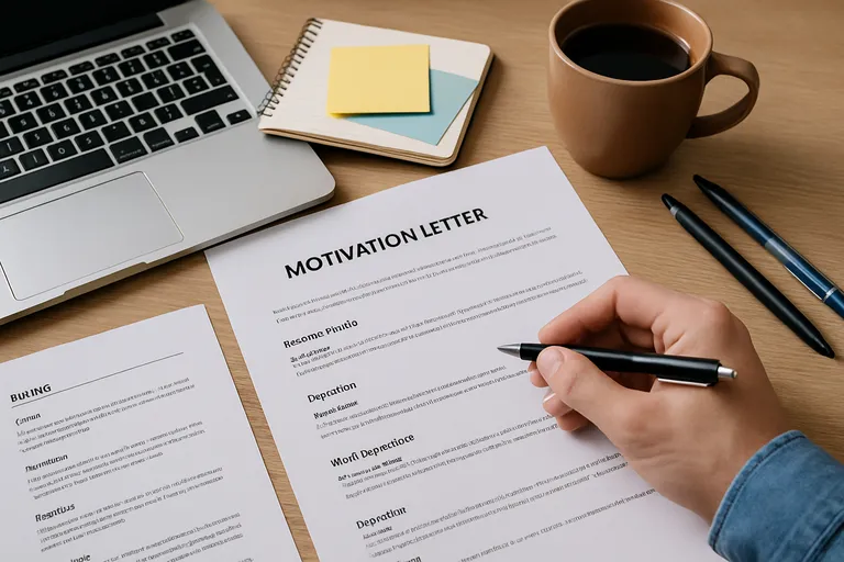 Motivatiebrief schrijven met een gratis voorbeeld dat indruk maakt
