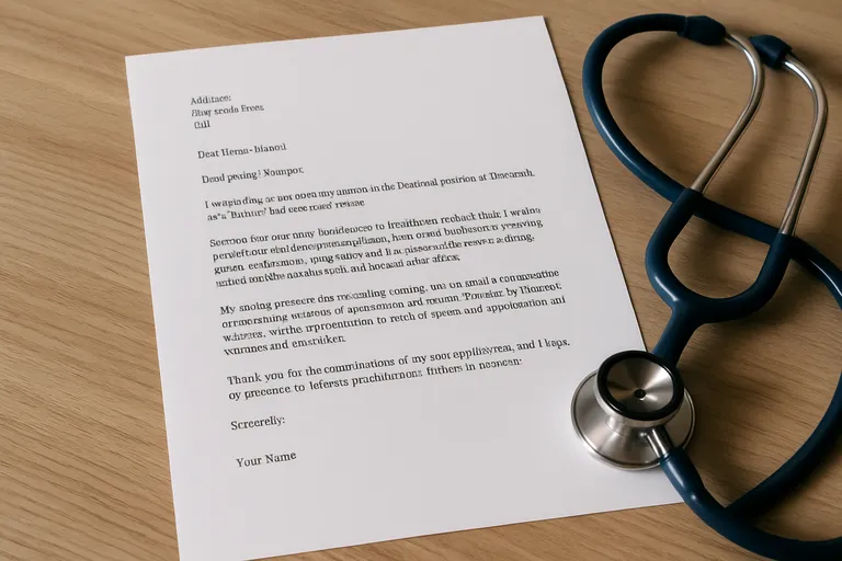 Motivatiebrief voorbeeld zorg