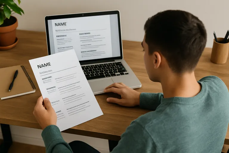 Opmaak en indeling: CV maken als student