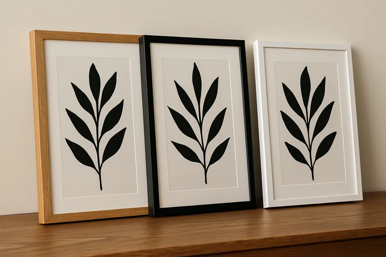 Soorten lijsten voor posters