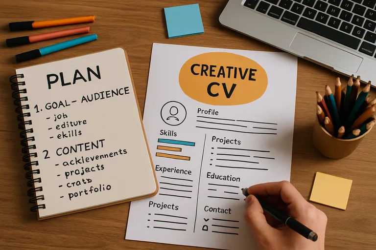 Stappenplan: zo maak je jouw creatief CV