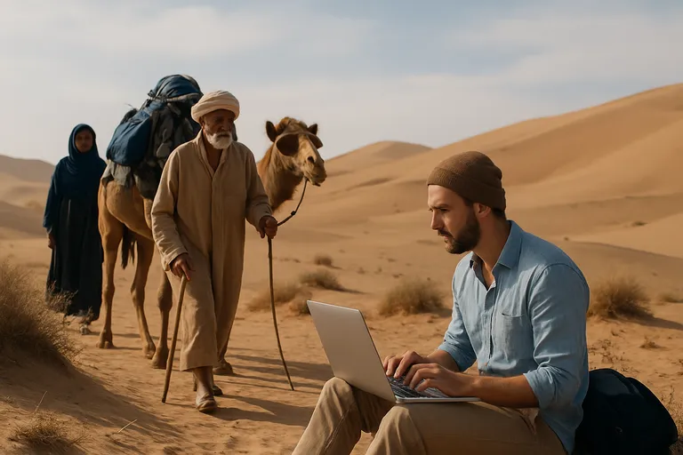 Van woestijnroute tot wifi: de betekenis van het nomadenleven