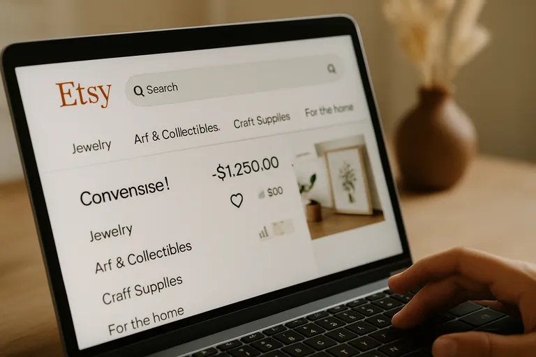 Vindbaarheid en conversie binnen Etsy