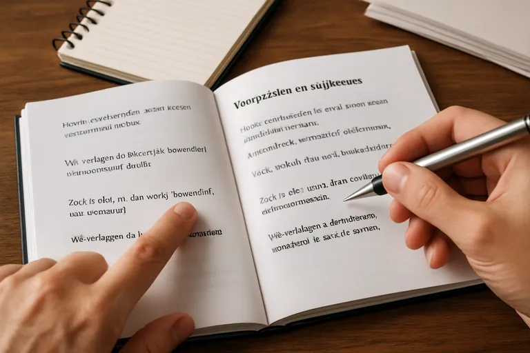 Voorbeelden en stijlkeuzes