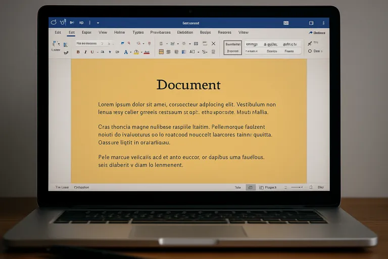 Wat bedoelt Word met achtergrondkleur