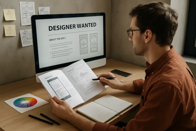 Wat houdt een vacature ontwerper in