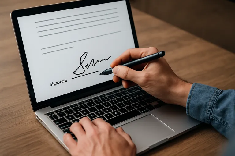 Wat houdt handtekening zetten in PDF in