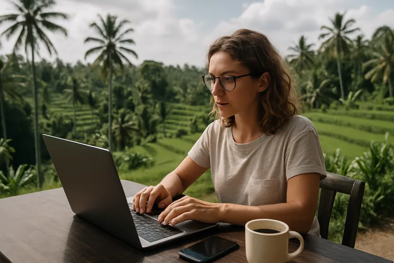 Wat is een digital nomad vacature