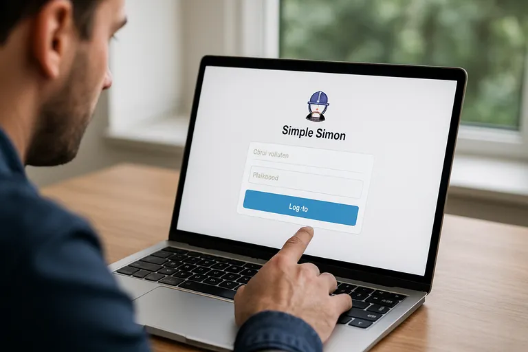 Wat is Simple simon en hoe log je in