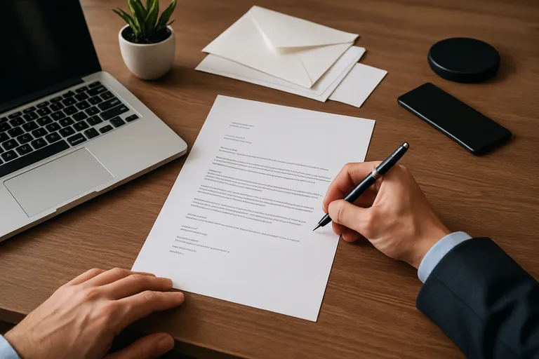 Zakelijke brief voorbeeld: complete sjablonen per situatie