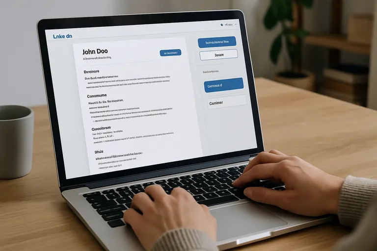 Zo maak en exporteer je je Linkedin-CV