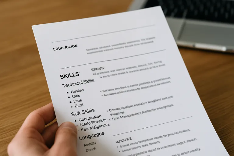 Zo presenteer je skills op je CV