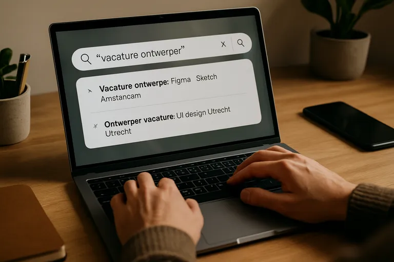 Zo vind je snel een passende vacature ontwerper