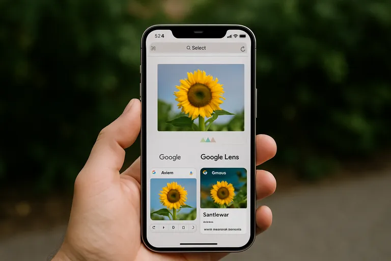 Zoeken via Safari, Google afbeeldingen en Google lens